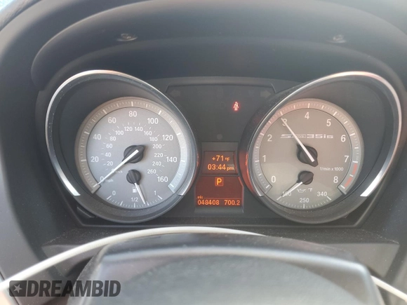 2016 BMW Z4 sDrive35is with VIN WBALM1C55GE634882, listed as a Copart auction lot 53873295 with 48,408 mi miles and Salvage title. Bid and sale history available at DreamBid. Image 9.
