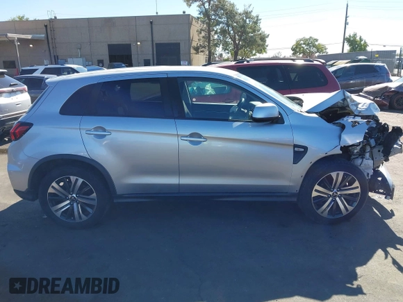 2020 Mitsubishi Outlander Sport ES 2.0 with VIN JA4AR3AUXLU025525, listed as a IAAI auction lot 40648521 with 103,306 mi miles. Bid and sale history available at carsss.com. Image 13.