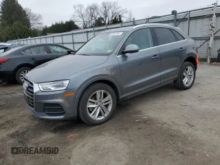 2017 Audi Q3 Premium Plus with VIN WA1JCCFS1HR009958, listed as a Copart auction lot 85981864 with 31,919 mi miles and Salvage Title. Bid and sale history available at carsss.com. Image 1.