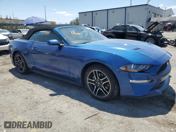 2022 Ford Mustang EcoBoost with VIN 1FATP8UH1N5125662, listed as a Copart auction lot 60558445 with 43,781 mi miles and Salvage title. Bid and sale history available at DreamBid. Image 4.