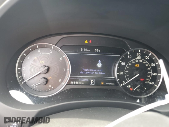 2021 Infiniti QX50 Luxe with VIN 3PCAJ5BB9MF121288, listed as a Copart auction lot 50783525 with 86,348 mi miles and Salvage Title. Bid and sale history available at DreamBid. Image 9.