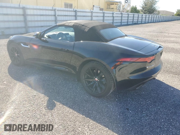 2015 Jaguar F-Type V6 with VIN SAJWA6E74F8K15229, listed as a Copart auction lot 73109184 with 62,245 mi miles and Salvage Title. Bid and sale history available at DreamBid. Image 2.