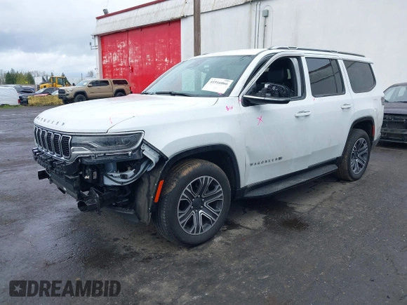 2024 Jeep Wagoneer Series II with VIN 1C4SJUBP6RS120202, listed as a IAAI auction lot 41916066 with 21,228 mi miles and . Bid and sale history available at DreamBid. Image 2.