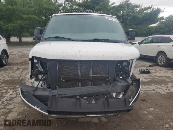 2014 Chevrolet Express Passenger 1LT with VIN 1GAZGYFG9E1207695, listed as a Copart auction lot 62146754 with 108,836 mi miles and Salvage title. Bid and sale history available at DreamBid. Image 5.