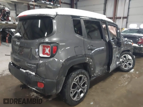 2017 Jeep Renegade Limited с VIN ZACCJBDB8HPF71761, выставлен на аукционе IAAI как лот 41294808 с пробегом 105 003 миль миль и . История ставок и продаж доступна на DreamBid. Изображение 4.