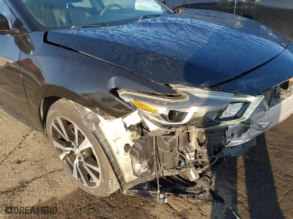 2017 Nissan Maxima SR with VIN 1N4AA6AP3HC453027, listed as a IAAI auction lot 41965266 with 42,073 mi miles. Bid and sale history available at carsss.com. Image 18.