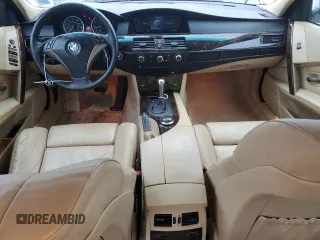 2006 BMW 5 Series 550i with VIN WBANB535X6CP01394, listed as a Copart auction lot 81225264 with 124,599 mi miles and Salvage Title. Bid and sale history available at DreamBid. Image 8.