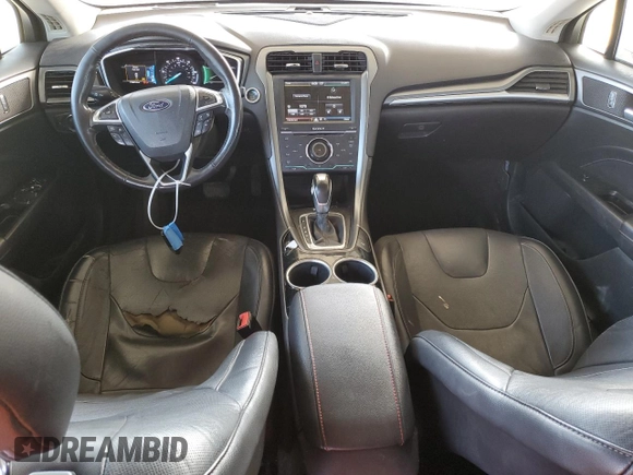 2013 Ford Fusion Titanium Hybrid with VIN 3FA6P0RU9DR371620, listed as a Copart auction lot 53141575 with 176,972 mi miles and Salvage Title. Bid and sale history available at carsss.com. Image 8.