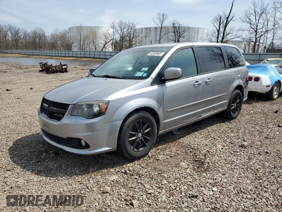 2014 Dodge Grand Caravan SXT with VIN 2C4RDGCG4ER114464, listed as a Copart auction lot 52480965 with 125,212 mi miles and Salvage Title. Bid and sale history available at DreamBid. Image 1.