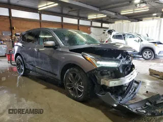 2021 Acura RDX w/A-Spec Package z VIN 5J8TC2H65ML022672, wystawiony jako Copart lot #60794045 z przebiegiem 70 000 mil mil oraz Szkoda całkowita • Salvage title. Historia ofert i sprzedaży dostępna na DreamBid. Obrazek 4.