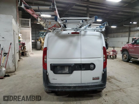 2021 Ram ProMaster City Cargo Tradesman with VIN ZFBHRFABXM6V26587, listed as a Copart auction lot 42603425 with Not provided miles and Salvage title. Bid and sale history available at DreamBid. Image 6.