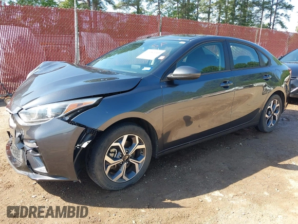 2021 Kia Forte LXS with VIN 3KPF24AD2ME273774, listed as a IAAI auction lot 41980949 with 48,883 mi miles and . Bid and sale history available at carsss.com. Image 20.