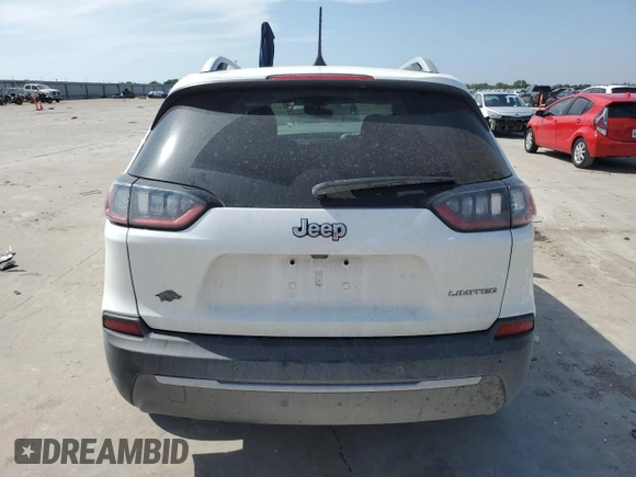 2019 Jeep Cherokee Limited with VIN 1C4PJLDB1KD346191, listed as a Copart auction lot 56787685 with Not provided miles and Salvage title. Bid and sale history available at DreamBid. Image 6.