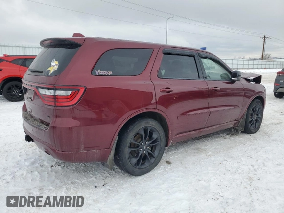 2021 Dodge Durango R/T with VIN 1C4SDJCT7MC848471, listed as a Copart auction lot 88320015 with 57,104 mi miles and Salvage Title. Bid and sale history available at DreamBid. Image 3.