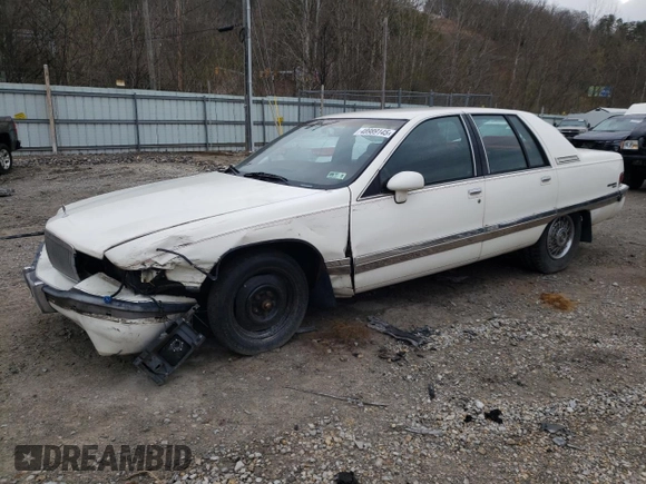1992 Buick Roadmaster Ltd with VIN 1G4BT5371NR415025, listed as a Copart auction lot 48989145 with 54,138 mi miles and Salvage Title. Bid and sale history available at DreamBid. Image 1.