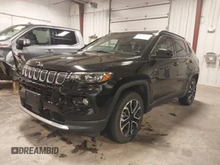 2022 Jeep Compass High Altitude with VIN 3C4NJDCB5NT233969, listed as a IAAI auction lot 42034557 with 23,257 mi miles and . Bid and sale history available at DreamBid. Image 18.