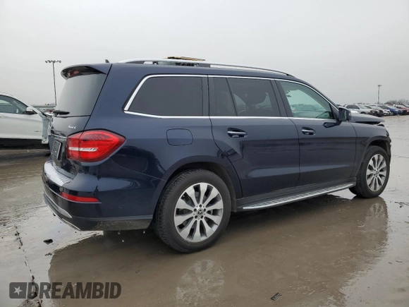 2017 Mercedes-Benz GLS 450 with VIN 4JGDF6EE6HA980780, listed as a Copart auction lot 39303324 with 49,022 mi miles and . Bid and sale history available at DreamBid. Image 3.