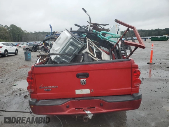 2005 Dodge Dakota ST with VIN 1D7HE22K85S260310, listed as a Copart auction lot 86215804 with Not Provided miles and Salvage Title. Bid and sale history available at DreamBid. Image 6.