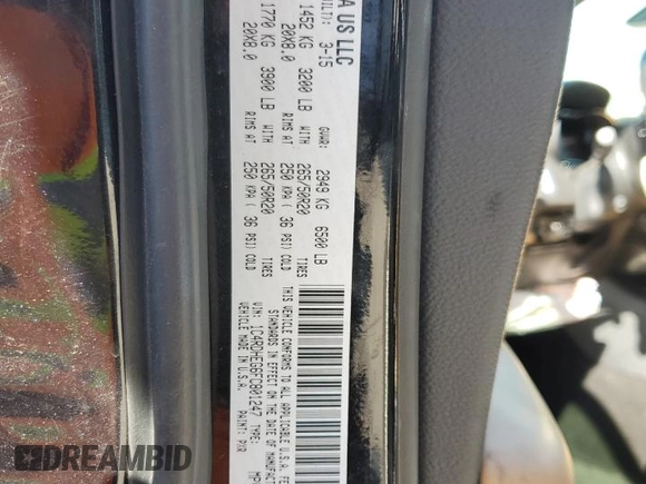 2015 Dodge Durango Citadel with VIN 1C4RDHEG6FC801247, listed as a Copart auction lot 41973055 with Not provided miles and Salvage title. Bid and sale history available at DreamBid. Image 14.