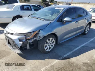 2021 Toyota Corolla LE with VIN JTDEPMAE7MJ150139, listed as a Copart auction lot 47892005 with 72,731 mi miles and Salvage Title. Bid and sale history available at carsss.com. Image 1.