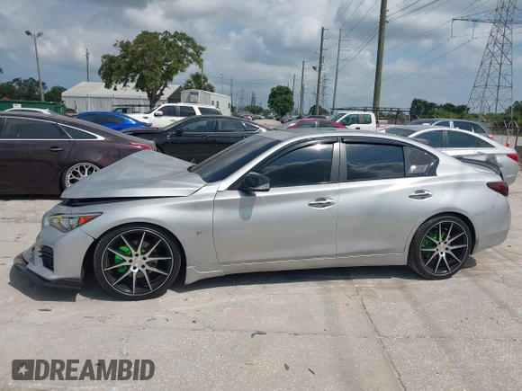 2014 Infiniti Q50 Sport с VIN JN1BV7ARXEM694019, выставлен на аукционе IAAI как лот 42182390 с пробегом 65 904 миль миль и . История ставок и продаж доступна на DreamBid. Изображение 14.