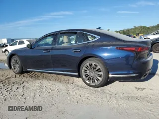 2021 Lexus LS with VIN JTHD51FFXM5014872, listed as a Copart auction lot 74589874 with 20,701 mi miles and Non Repairable. Bid and sale history available at carsss.com. Image 2.