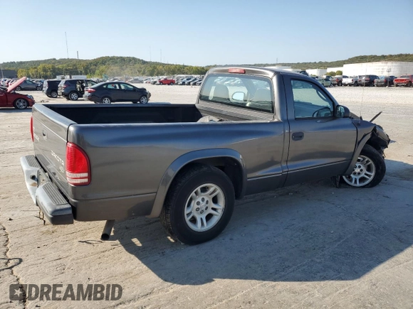 2004 Dodge Dakota with VIN 1D7FL16K24S697090, listed as a Copart auction lot 75214474 with 230,649 mi miles and Non Repairable. Bid and sale history available at carsss.com. Image 3.