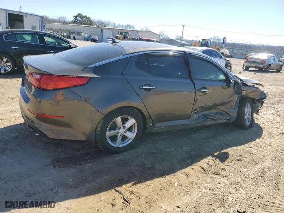 2014 Kia Optima LX with VIN 5XXGM4A74EG317520, listed as a Copart auction lot 46420135 with 171,161 mi miles and Salvage Title. Bid and sale history available at carsss.com. Image 3.