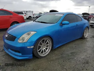 2006 Infiniti G35 Coupe with VIN JNKCV54E56M706849, listed as a Copart auction lot 81933864 with 176,651 mi miles and Clean Title. Bid and sale history available at carsss.com. Image 1.