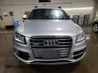 2015 Audi SQ5 Premium Plus with VIN WA1CGAFPXFA147491, listed as a Copart auction lot 48976505 with 124,717 mi miles and Salvage Title. Bid and sale history available at carsss.com. Image 5.