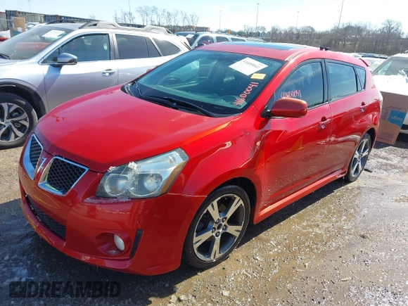 2009 Pontiac Vibe with VIN 5Y2SN67069Z424407, listed as a IAAI auction lot 41600041 with 276,240 mi miles and . Bid and sale history available at DreamBid. Image 2.