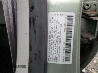 2003 Volkswagen Passat GL с VIN WVWMD63B03E307066, выставлен на аукционе Copart как лот 86142894 с пробегом 84 899 миль миль и Списание • Salvage title. История ставок и продаж доступна на DreamBid. Изображение 12.