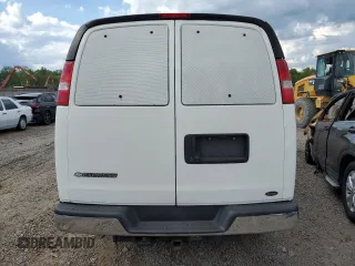 2017 Chevrolet Express Passenger LT with VIN 1GAZGPFF8H1124989, listed as a Copart auction lot 55575645 with 208,783 mi miles and Salvage title. Bid and sale history available at DreamBid. Image 6.