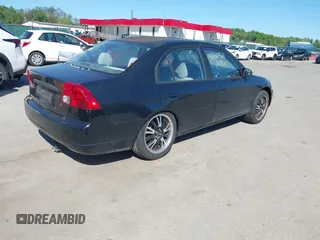 2003 Honda Civic LX with VIN 1HGES16583L035074, listed as a IAAI auction lot 42147321 with 175,364 mi miles. Bid and sale history available at carsss.com. Image 4.