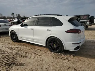 2017 Porsche Cayenne GTS with VIN WP1AD2A29HLA83277, listed as a Copart auction lot 88704975 with 47,838 mi miles and Salvage title. Bid and sale history available at DreamBid. Image 2.