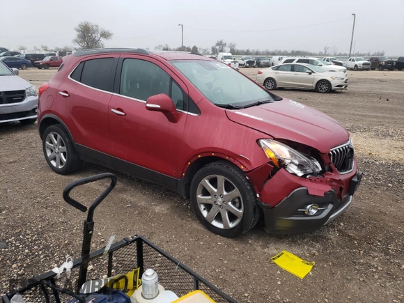 2016 Buick Encore Premium with VIN KL4CJDSB8GB586293, listed as a Copart auction lot 84809304 with 79,822 mi miles and Salvage Title. Bid and sale history available at DreamBid. Image 4.