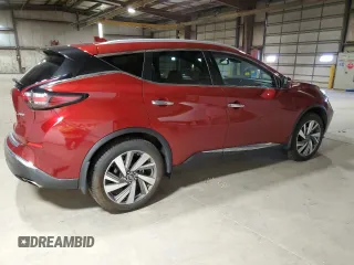 2021 Nissan Murano SL with VIN 5N1AZ2CS6MC127547, listed as a Copart auction lot 51979505 with 42,148 mi miles and Salvage Title. Bid and sale history available at DreamBid. Image 3.