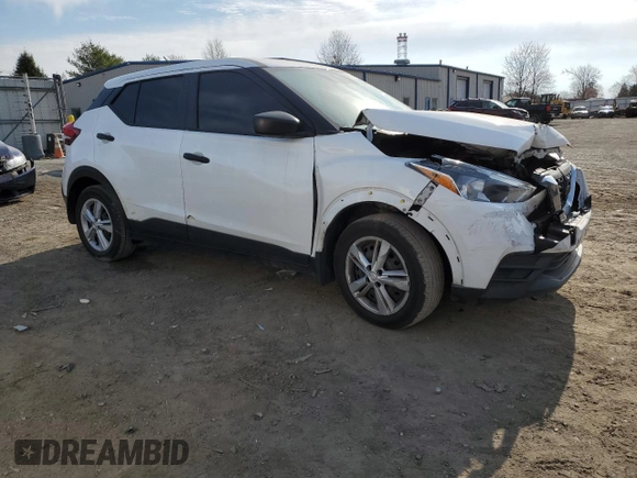 2020 Nissan Kicks S with VIN 3N1CP5BV7LL536050, listed as a Copart auction lot 49754775 with 85,454 mi miles and Salvage Title. Bid and sale history available at carsss.com. Image 4.