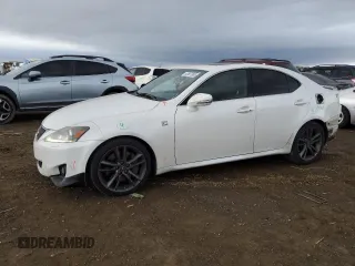 2012 Lexus IS 350 with VIN JTHBE5C24C5030077, listed as a Copart auction lot 42697385 with 195,259 mi miles and Salvage Title. Bid and sale history available at DreamBid. Image 1.