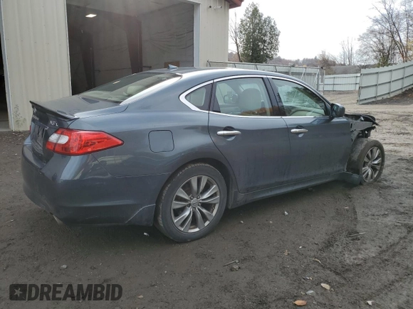 2012 Infiniti M37 with VIN JN1BY1AR8CM390513, listed as a Copart auction lot 78082344 with 130,540 mi miles and Non Repairable. Bid and sale history available at carsss.com. Image 3.