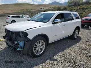 2015 Dodge Durango Citadel z VIN 1C4RDJEG9FC795788, wystawiony jako Copart lot #59770295 z przebiegiem 69 484 mil mil oraz Szkoda całkowita • Salvage title. Historia ofert i sprzedaży dostępna na DreamBid. Obrazek 1.
