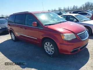 2014 Chrysler Town & Country Touring with VIN 2C4RC1BG9ER464741, listed as a IAAI auction lot 41833208 with 212,803 mi miles. Bid and sale history available at carsss.com. Image 1.