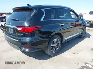 2017 Infiniti QX60 with VIN 5N1DL0MN2HC503212, listed as a IAAI auction lot 41993053 with 166,548 mi miles and . Bid and sale history available at DreamBid. Image 4.