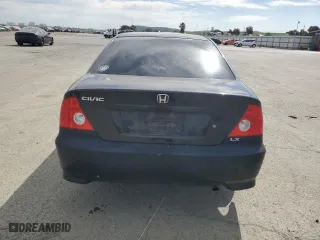 2005 Honda Civic LX with VIN 1HGEM21515L016148, listed as a Copart auction lot 52647115 with 233,014 mi miles and Salvage Title. Bid and sale history available at carsss.com. Image 6.