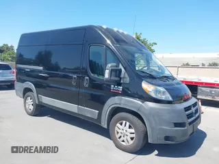2014 Ram ProMaster Cargo with VIN 3C6TRVCGXEE109337, listed as a IAAI auction lot 42125083 with 126,681 mi miles. Bid and sale history available at carsss.com. Image 1.