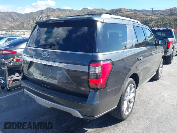 2018 Ford Expedition Platinum with VIN 1FMJU1MT3JEA10525, listed as a IAAI auction lot 41716416 with 33,603 mi miles. Bid and sale history available at carsss.com. Image 4.