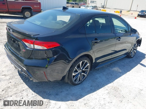 2022 Toyota Corolla SE with VIN JTDS4MCE0NJ091137, listed as a IAAI auction lot 41991211 with 41,304 mi miles and . Bid and sale history available at DreamBid. Image 4.