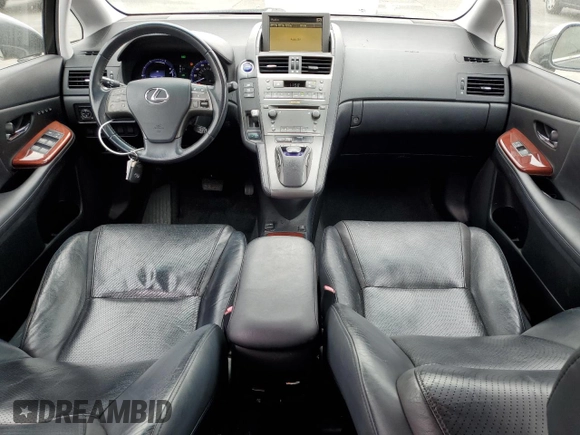 2010 Lexus HS 250h with VIN JTHBB1BA0A2001703, listed as a Copart auction lot 77886284 with 105,912 mi miles and Salvage Title. Bid and sale history available at DreamBid. Image 8.