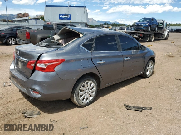 2019 Nissan Sentra with VIN 3N1AB7AT7KY205524, listed as a Copart auction lot 68183054 with Not provided miles and Non repairable. Bid and sale history available at DreamBid. Image 3.