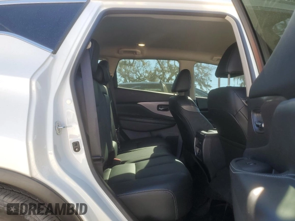 2022 Nissan Murano SL with VIN 5N1AZ2CJ8NC117319, listed as a Copart auction lot 82297434 with 24,801 mi miles and Non Repairable. Bid and sale history available at DreamBid. Image 12.